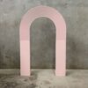 Pink Half Ripple Arch