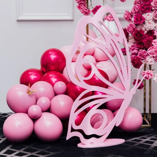 Pink Freestanding Butterflies - Image 2