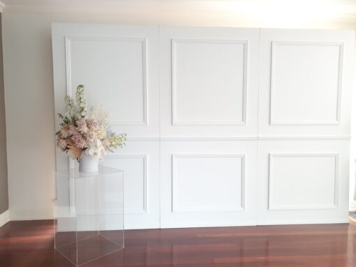 3D White Panel Wall - Image 3