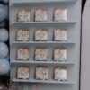 blue display wall