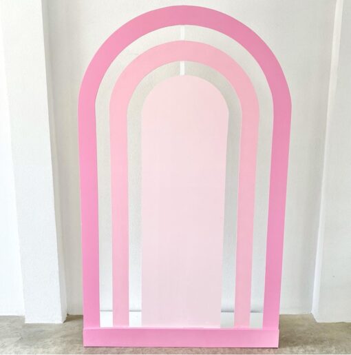Shade of Pinks Rainbow Arch