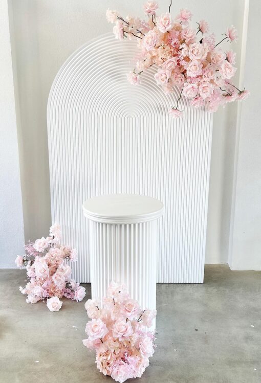 Blush & White Ripple Package
