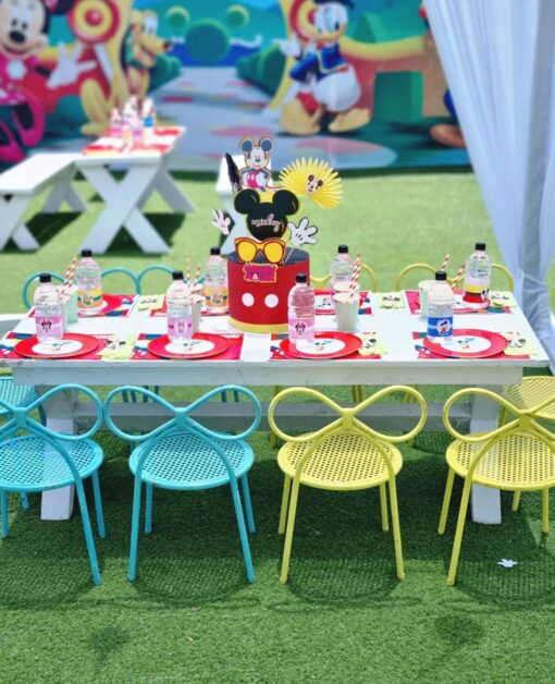 Baby Blue Bow Chairs - Image 5