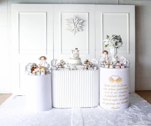 3D White Panel Wall - Image 2