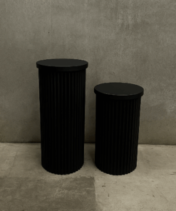 Black Ripple Plinth