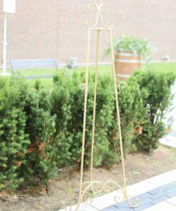 image of a gold easel stand