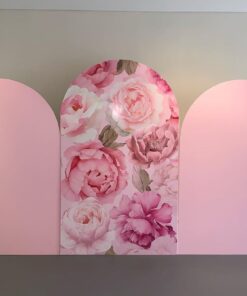 Floral Pink Trio Arches