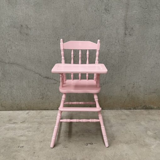 image of a Pink Baby High Chair