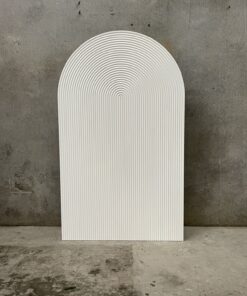 image of a White Ripple Arch Backdrop