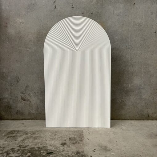 image of a White Ripple Arch Backdrop