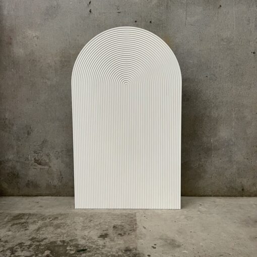 White Ripple Arch Backdrop