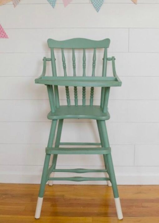 image of a Sage Green Baby High Chair