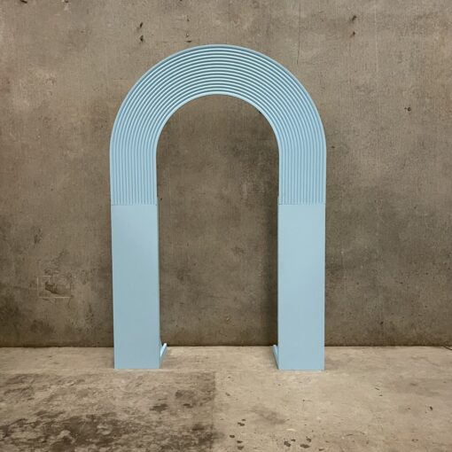 image of a Blue Half Ripple Arch