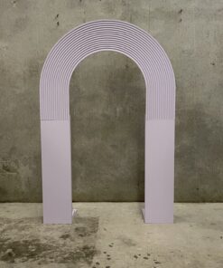 Lilac Half Ripple Arch