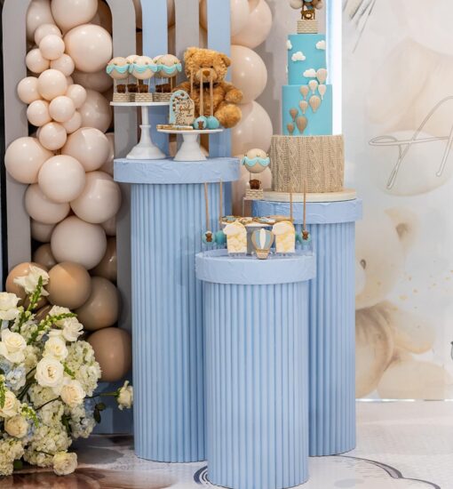 Blue Ripple Plinths