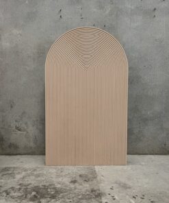 Latte Ripple Arch Wall