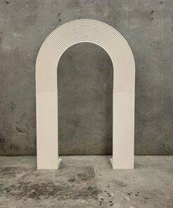 image of a Cream Half Ripple Arch