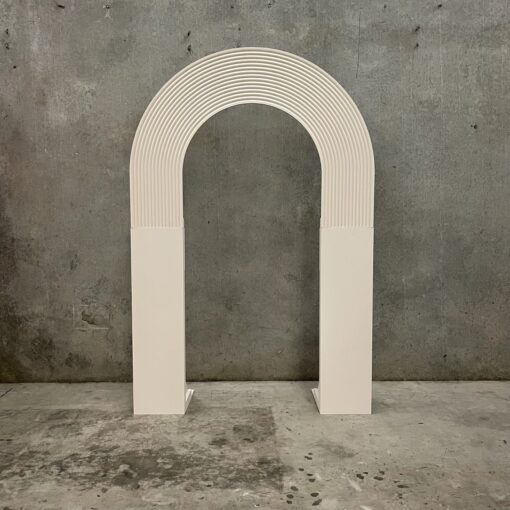 image of a Cream Half Ripple Arch