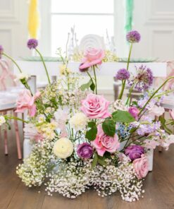 Fresh Baby Breath & Silk Flower Bush
