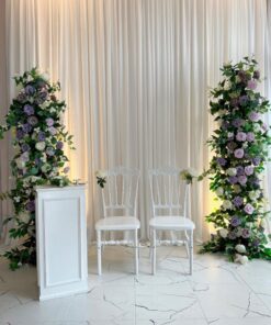 Lilac & Greenery Floral Cascade