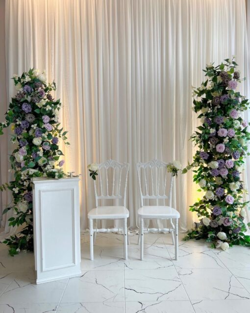 Lilac & Greenery Floral Cascade