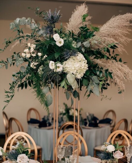 Greenery & White Flower Centerpiece
