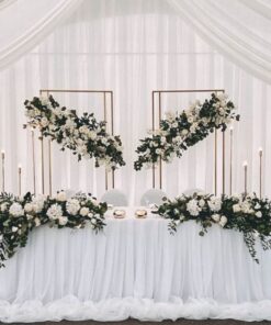 White & Gold Wedding Package