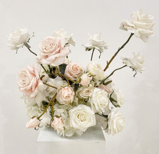 Pink & White Elegance Centerpiece