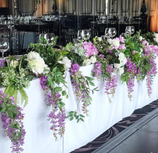 Lilac Elegance Flower Runner