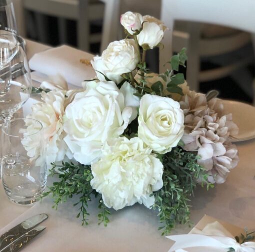 White Princess Flower Centerpiece