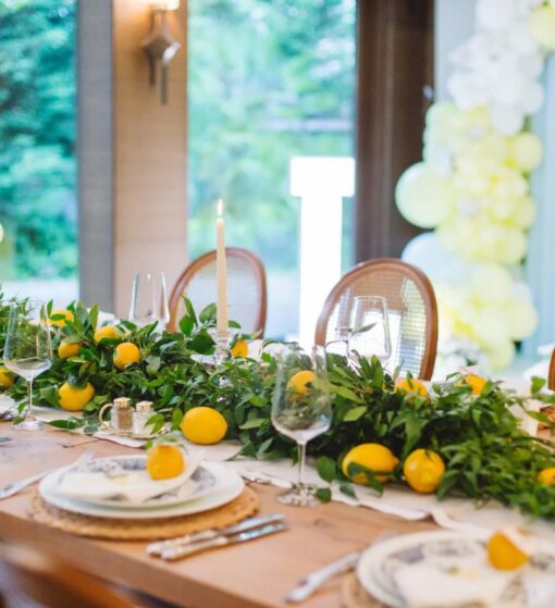 Lemon Greenery Runner