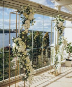 Harlow Wild Gold Frame Flower Stands
