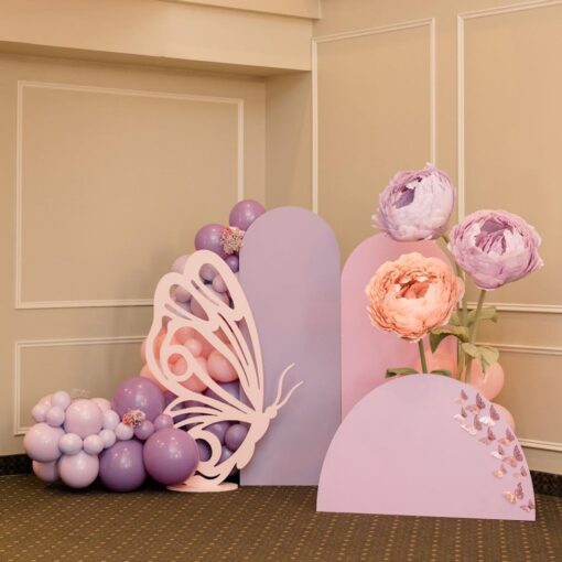 Baby Pink Freestanding Butterfly - Image 3