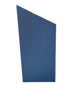 blue angled backdrop