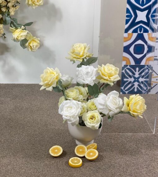 Yellow & White Flower Centerpiece