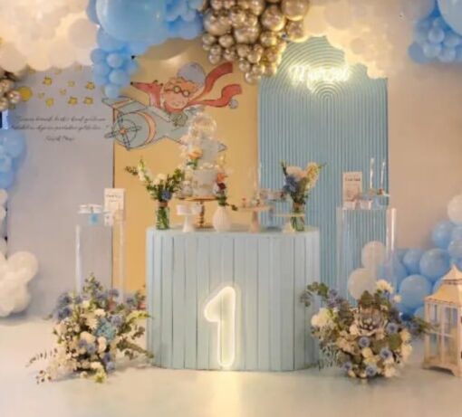 Baby Blue Dessert Table