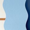 Blue Curved Panel