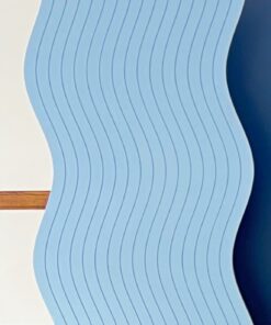 Blue Curved Panel