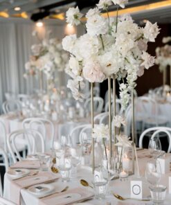 All White Rose Centerpiece