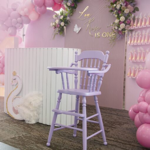 image of a Lilac Baby High Chair