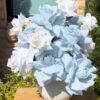 Baby Blue & White Flower Centrepiece