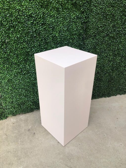 Cream Square Plinth