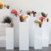 White Wooden Square Plinth