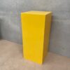 image of a Mustard Yellow Square Plinth