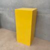 Mustard Yellow Square Plinth