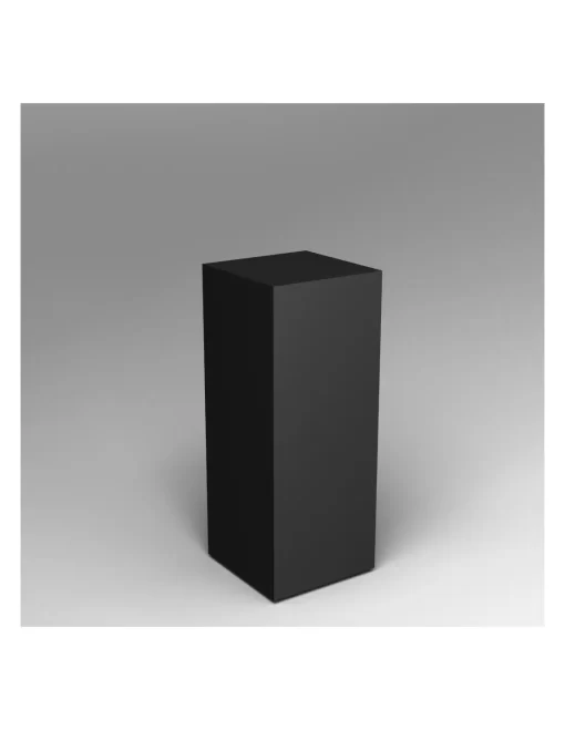 Black Square Plinth - Image 2