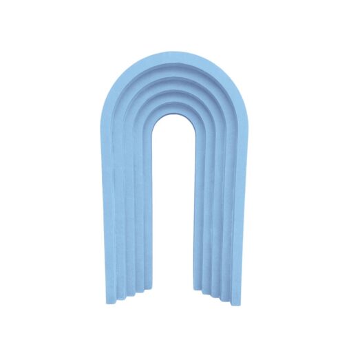 3D Baby Blue Layered Arch