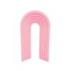 image of a 3D Baby Pink Layered Arch
