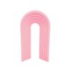 image of a 3D Baby Pink Layered Arch