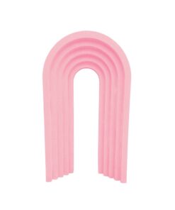 image of a 3D Baby Pink Layered Arch